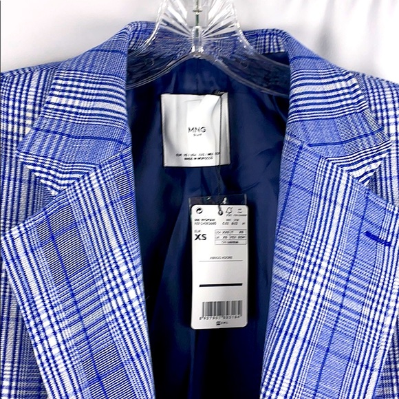 MANGO Checked Structured Coat - Picture 8 of 11